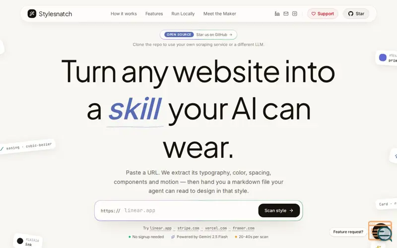 Screenshot of Style Snatch