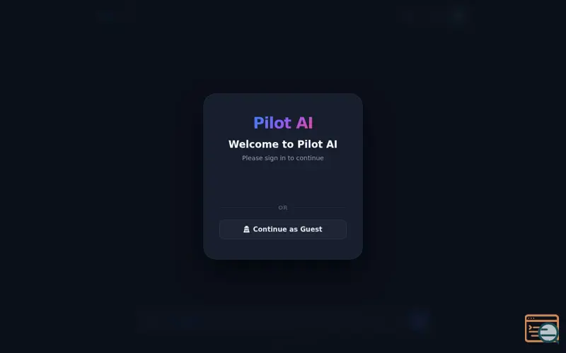 Screenshot of PilotAİ