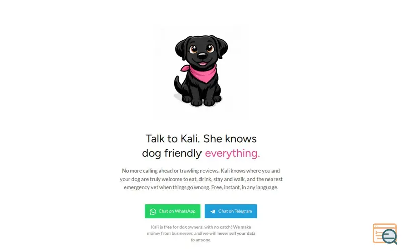 Screenshot of Kali Talk