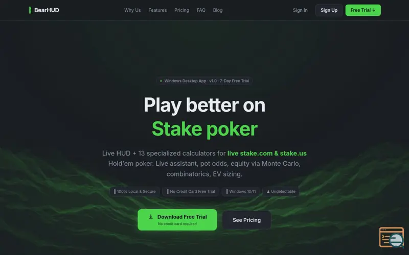 Screenshot of BearHUD