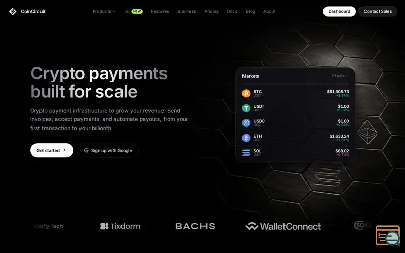 Screenshot of CoinCircuit
