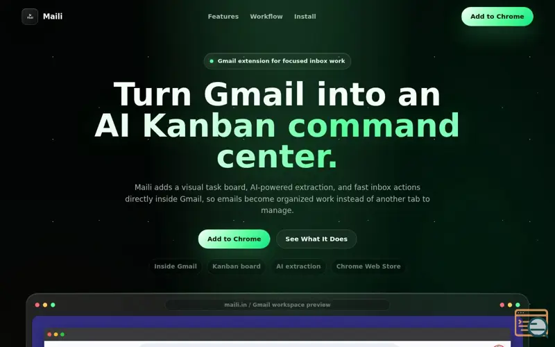 Screenshot of Maili