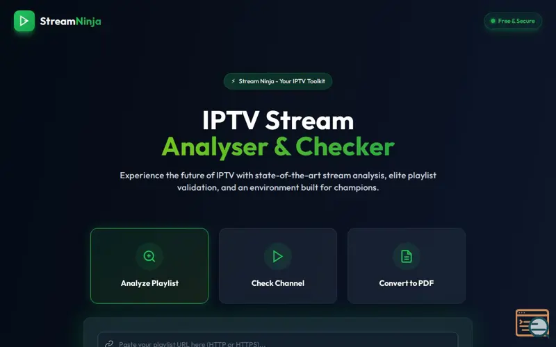 Screenshot of StreamNinja