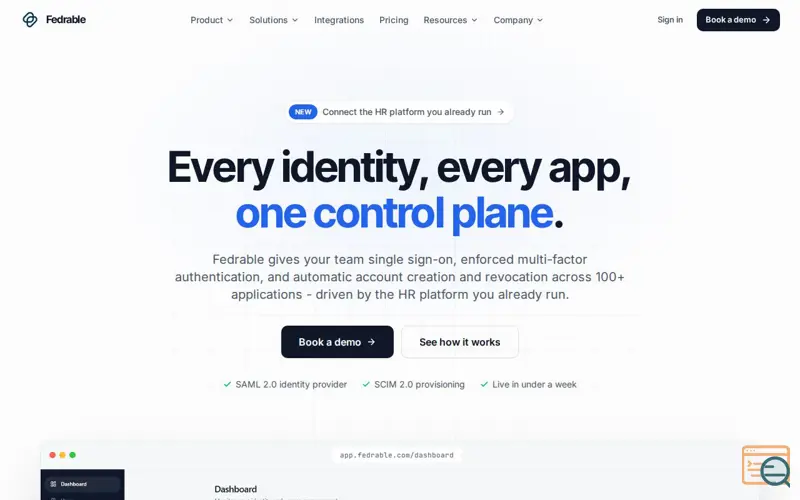 Screenshot of Fedrable