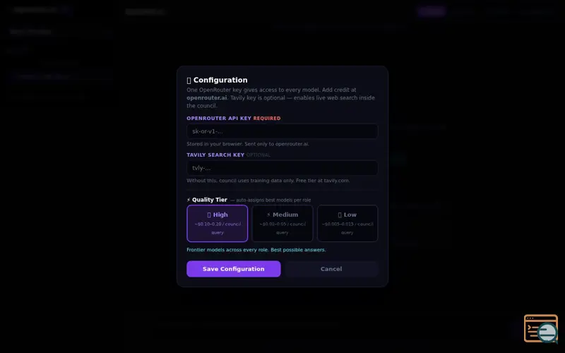 Screenshot of OpenOrb