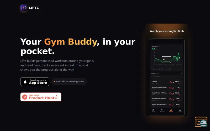 Screenshot of Liftz