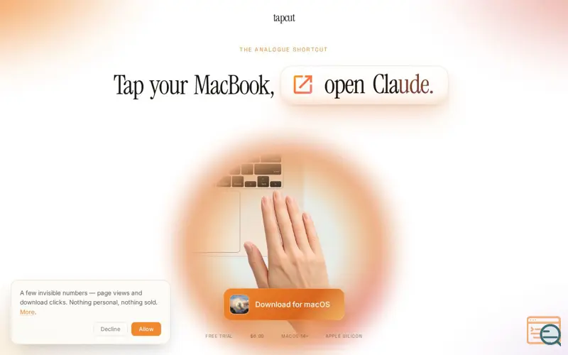 Screenshot of tapcut
