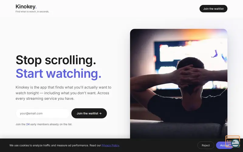 Screenshot of Kinokey