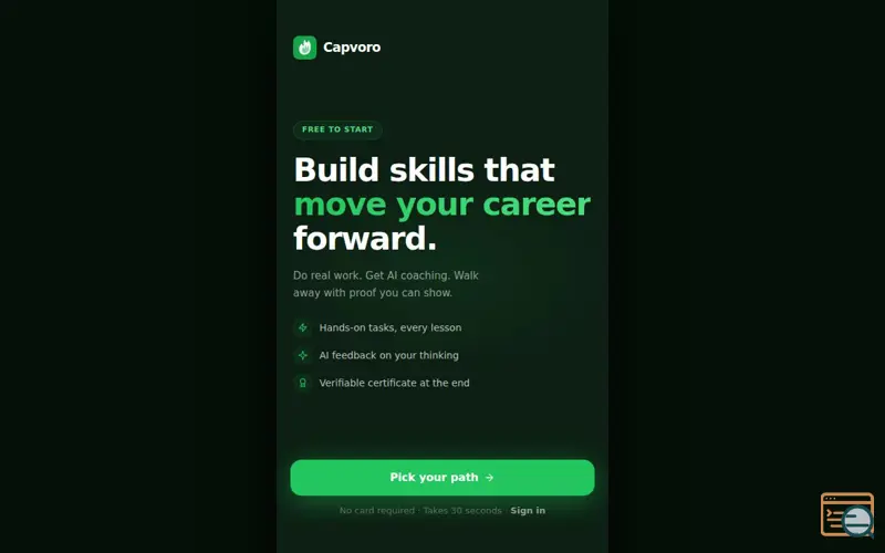 Screenshot of Capvoro