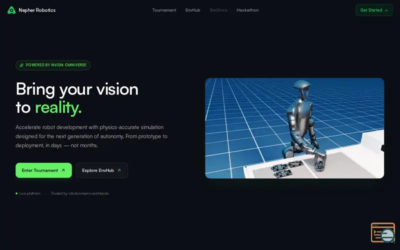 Screenshot of Nepher Robotics