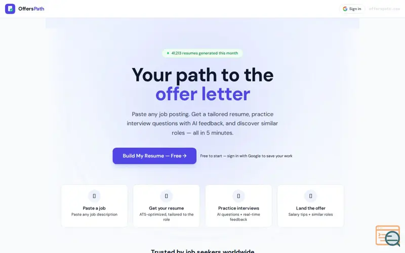 Screenshot of OffersPath.com