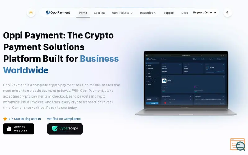 Screenshot of Oppi Payment