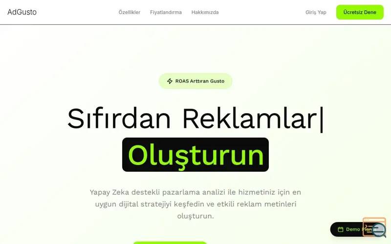 Screenshot of AdGusto