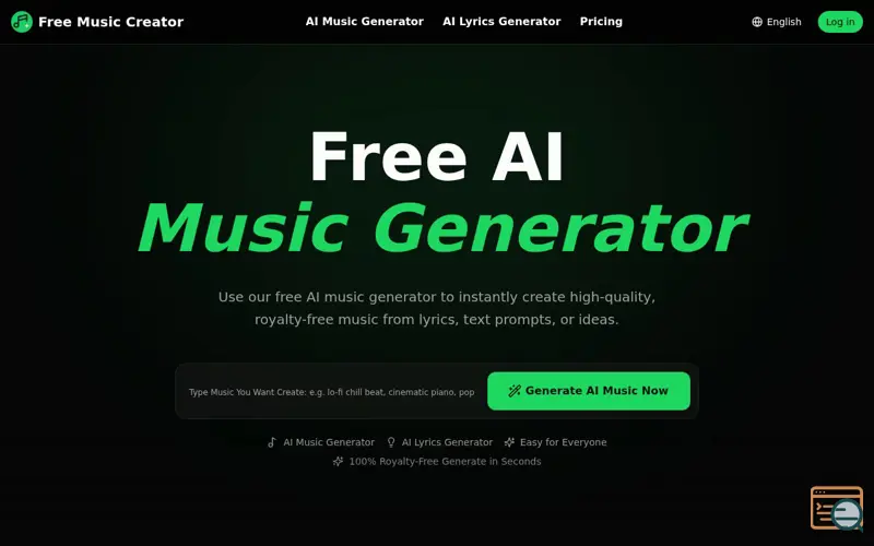 Screenshot of Free Music Creator