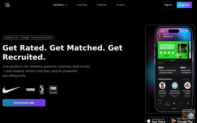 Screenshot of Scoutz