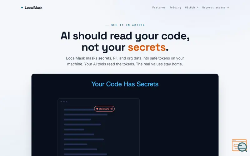 Screenshot of LocalMask