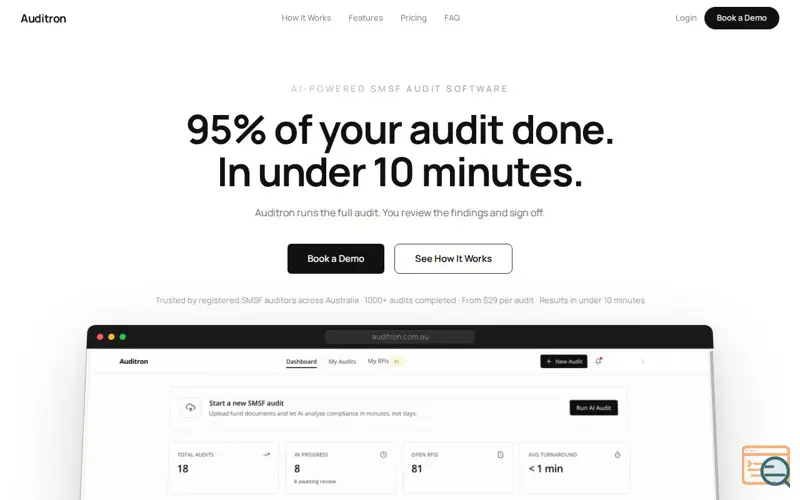 Screenshot of Auditron
