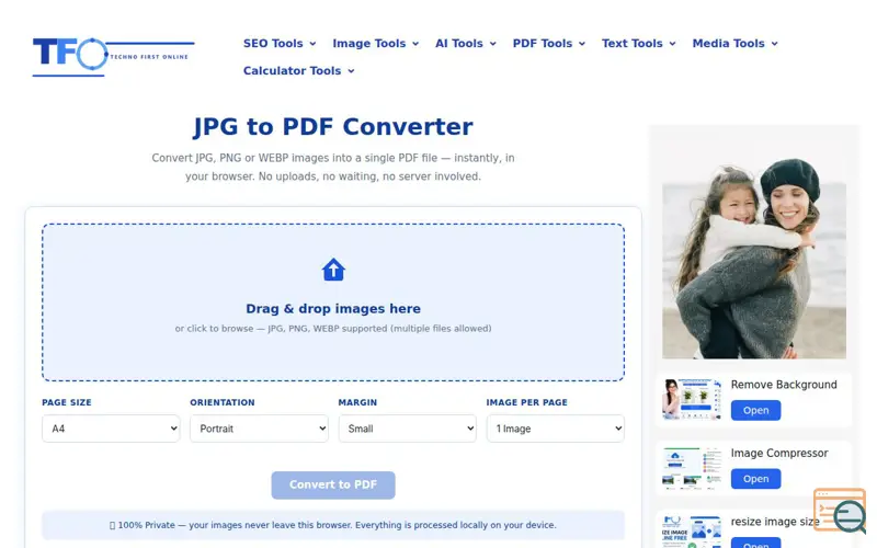 Screenshot of Best JPG to PDF Converter