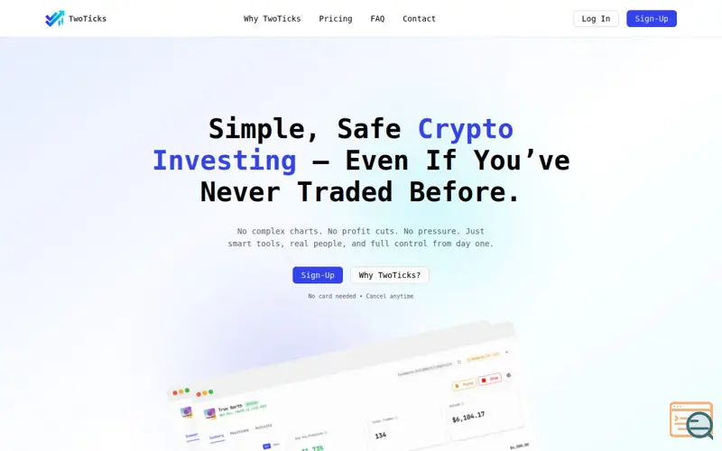 Screenshot of TwoTicks