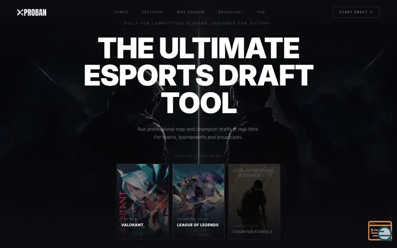 Screenshot of PROBAN