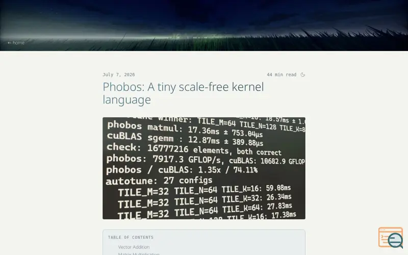 Screenshot of Phobos