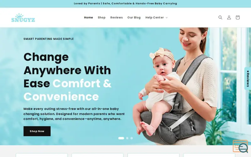 Screenshot of SNUGYZ
