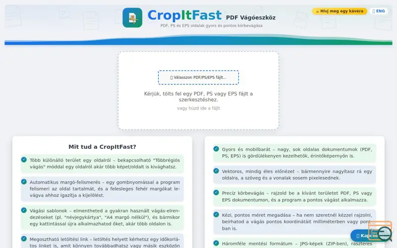 Screenshot of CropItFast