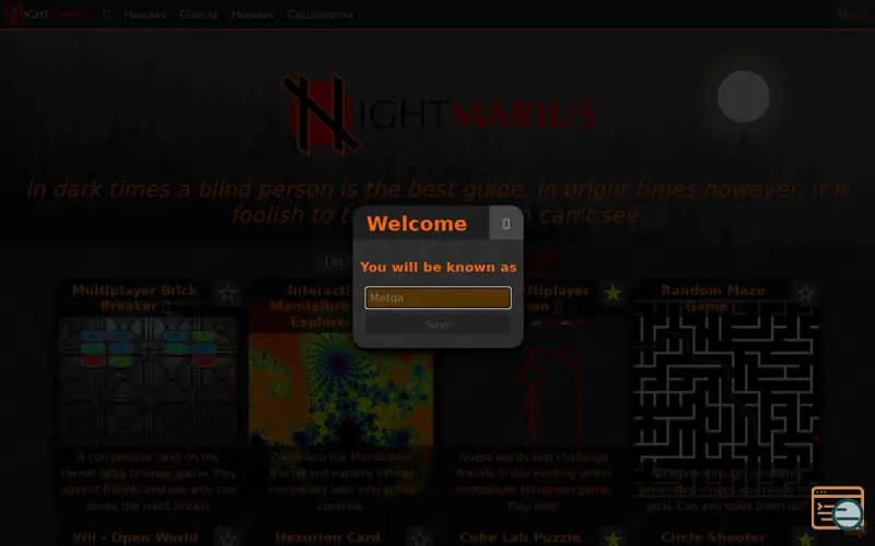 Screenshot of Nightmarius