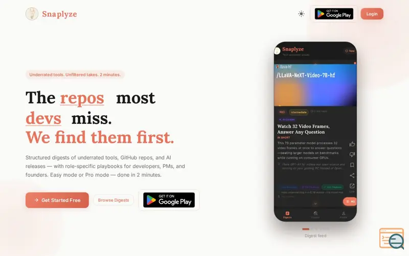 Screenshot of Snaplyze