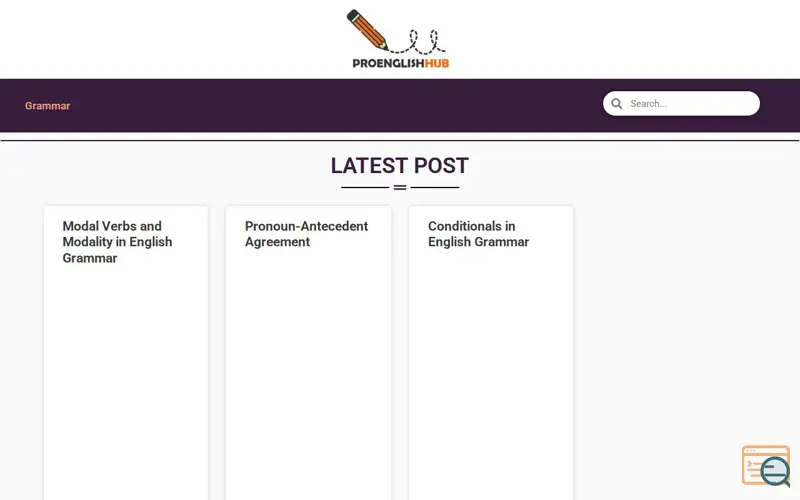 Screenshot of proenglishhub, a launch using Elementor Pro