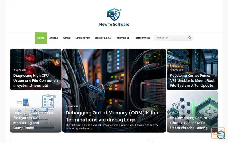 Screenshot of How To Software