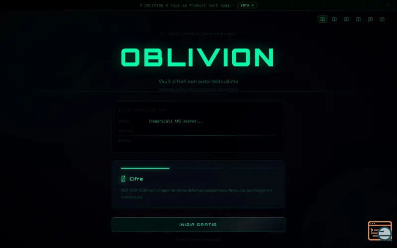 Screenshot of OBLIVION