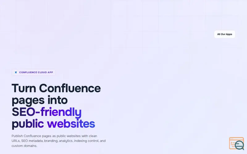 Screenshot of Public Pages for Confluence