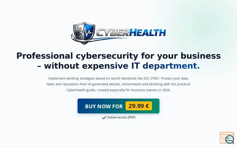 Screenshot of https://cyberhealth.guide