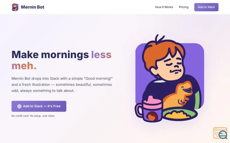 Screenshot of Mernin Bot