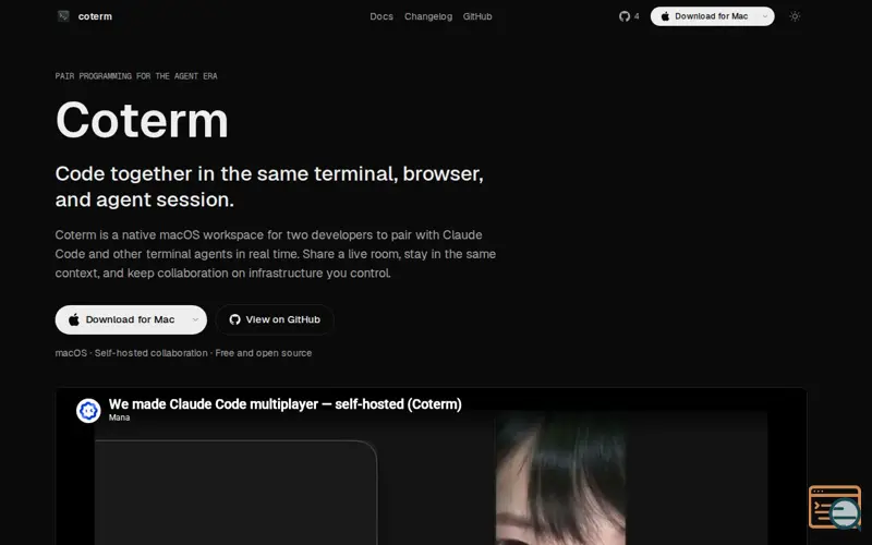 Screenshot of Coterm
