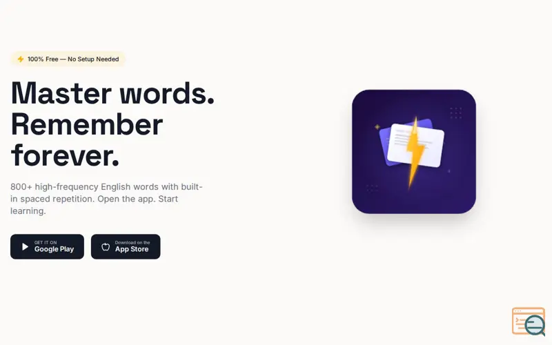 Screenshot of FlashZen