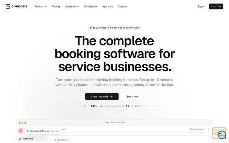 Screenshot of Opencals Storefront API