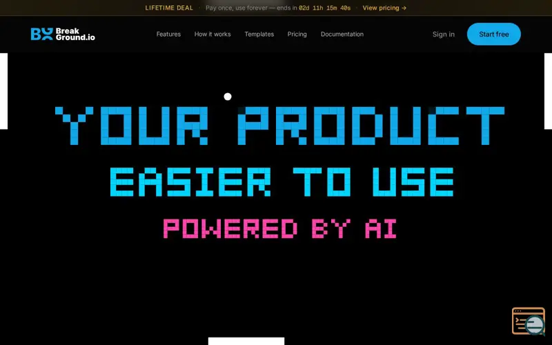 Screenshot of BreakGround