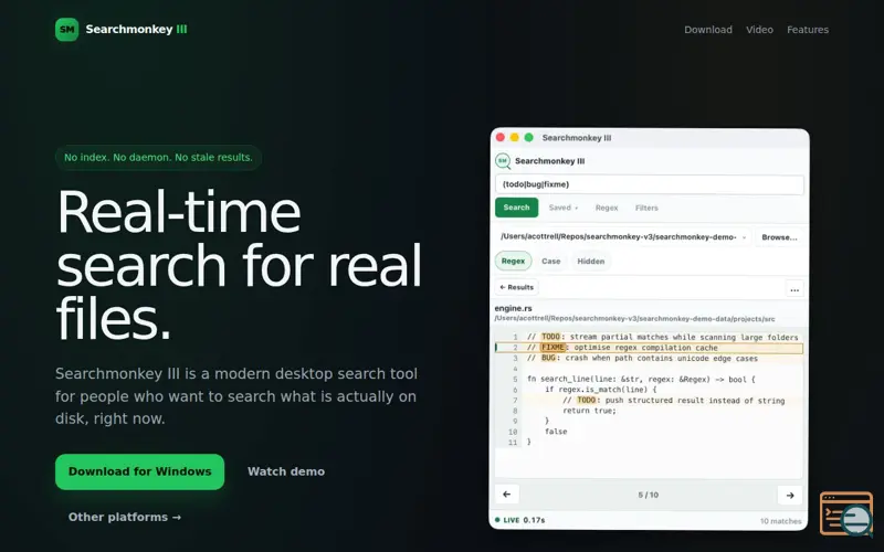 Screenshot of Searchmonkey III