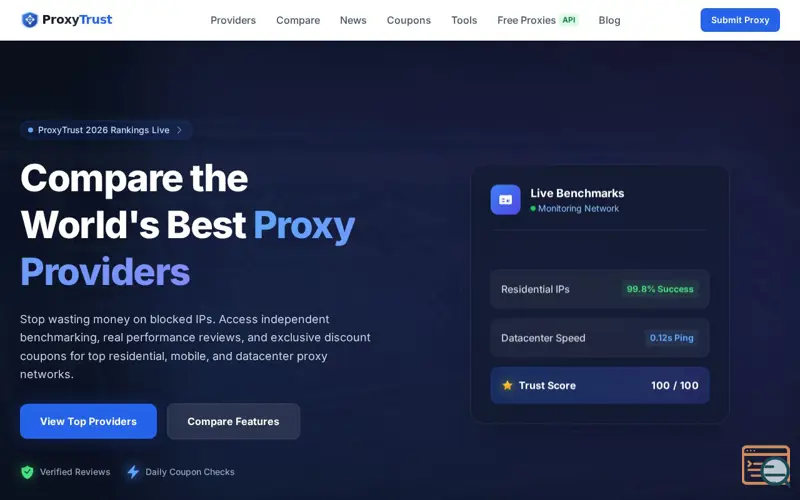 Screenshot of ProxyTrust