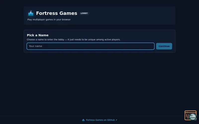 Screenshot of Fortress Games