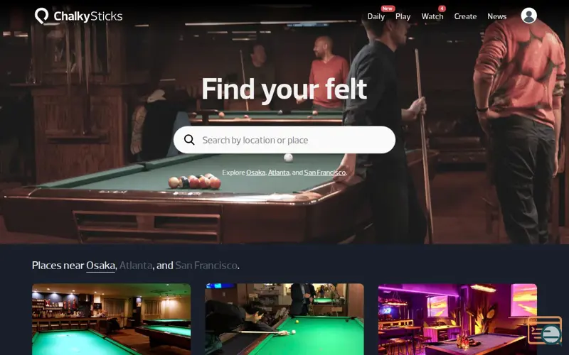 Screenshot of ChalkySticks
