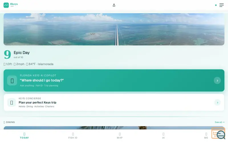 Screenshot of flkeys.app
