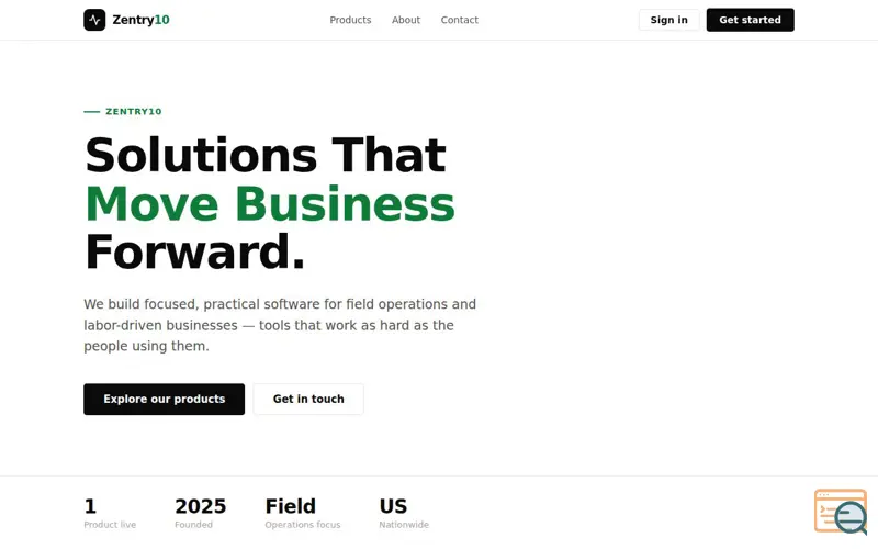 Screenshot of FieldBrief by Zentry10
