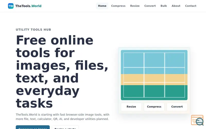 Screenshot of TheTools.World