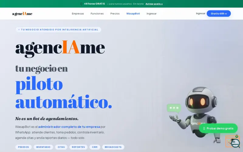 Screenshot of agencIAme